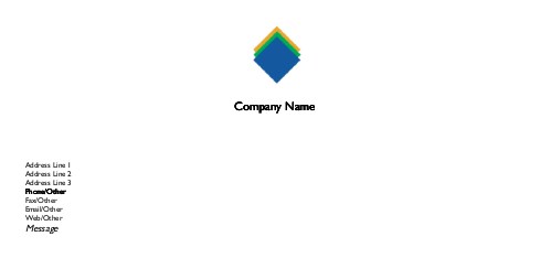 Coloured Diamonds Full Colour Compliment Slips