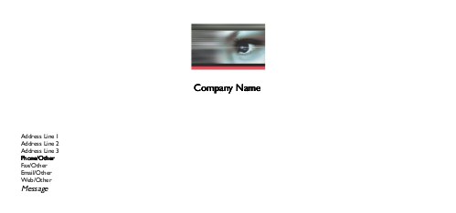 See the Future Full Colour Compliment Slips