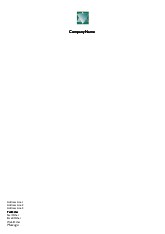 Green Diamonds A4 Letterhead