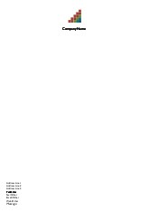 Colour Steps A4 Letterhead