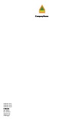Stacked Triangles A4 Letterhead
