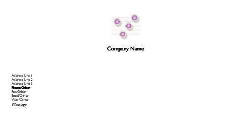 Line It Up Full Colour Compliment Slips
