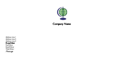 Scanning the Globe Full Colour Compliment Slips