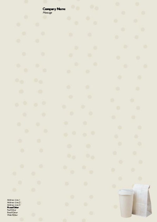 Take Away A4 Recycled Letterhead