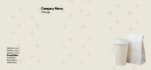Take Away Full Colour Compliment Slips