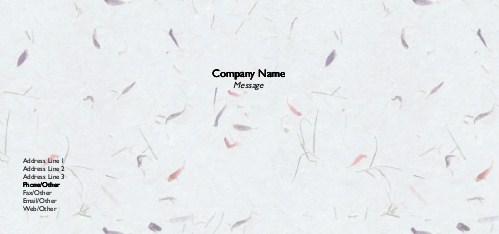 Pretty Paper Full Colour Compliment Slips