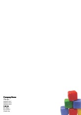 Plastic Baby Blocks A4 Letterhead