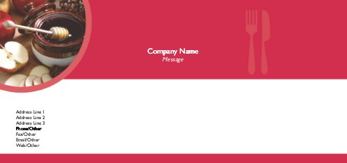 Apples and Honey Full Colour Compliment Slips