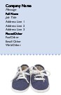 Baby's Shoes Full Colour Business Cards