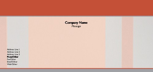 Autumn Charm Full Colour Compliment Slips
