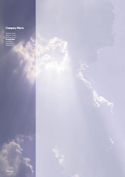 Sunbeams A4 Recycled Letterhead