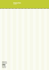 Green Stripe 390 A4 Recycled Letterhead