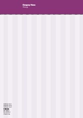 Purple Stripe 512 A4 Recycled Letterhead