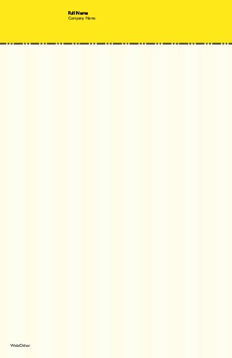 Yellow Stripe 012