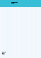 Blue Stripe 631 A4 Letterhead