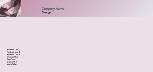 Diamond Jewel Full Colour Compliment Slips