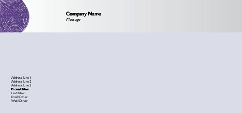 Fingerprint Full Colour Compliment Slips
