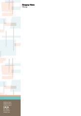 Modern Matrix A4 Letterhead