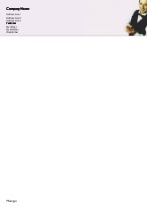 Waiter A4 Recycled Letterhead