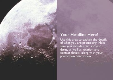 Close-up of Moon Full Colour Standard Sized Postcards