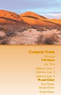 Desert Hillside Full Colour Business Cards