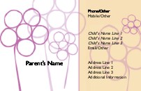 Baby Blossoms Full Colour Mummy Contact Cards