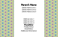 Cool Beans Full Colour Mummy Contact Cards