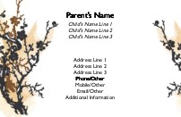Quiet Strength Full Colour Mummy Contact Cards