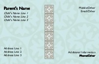 Refined Design Full Colour Mummy Contact Cards
