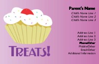 Sweet Treat Full Colour Mummy Contact Cards