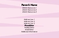 To the Point Full Colour Mummy Contact Cards