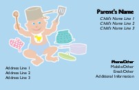 Baby's Got the Beat Full Colour Mummy Contact Cards
