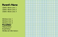Cheery Cheques Full Colour Mummy Contact Cards
