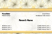Dandelion Dainties Full Colour Mummy Contact Cards