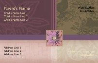 Design Intertwine Full Colour Mummy Contact Cards