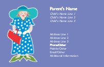 Dressed for Success Full Colour Mummy Contact Cards