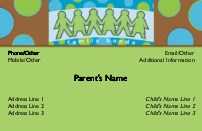 Family Unity Full Colour Mummy Contact Cards