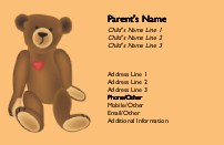 Forever Friend Full Colour Mummy Contact Cards