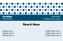 On the Spot Info Full Colour Mummy Contact Cards