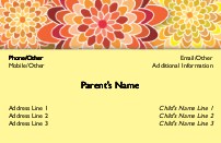 Petal Swell Full Colour Mummy Contact Cards