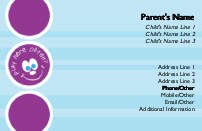 Playdate Hot Spot Full Colour Mummy Contact Cards