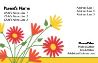 Reach for the Sky Full Colour Mummy Contact Cards