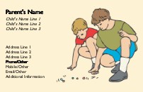 Skilled Shooters Full Colour Mummy Contact Cards