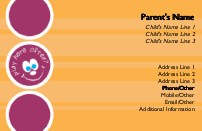 Talking in Circles Full Colour Mummy Contact Cards
