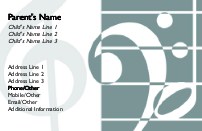 Working in Harmony Full Colour Mummy Contact Cards