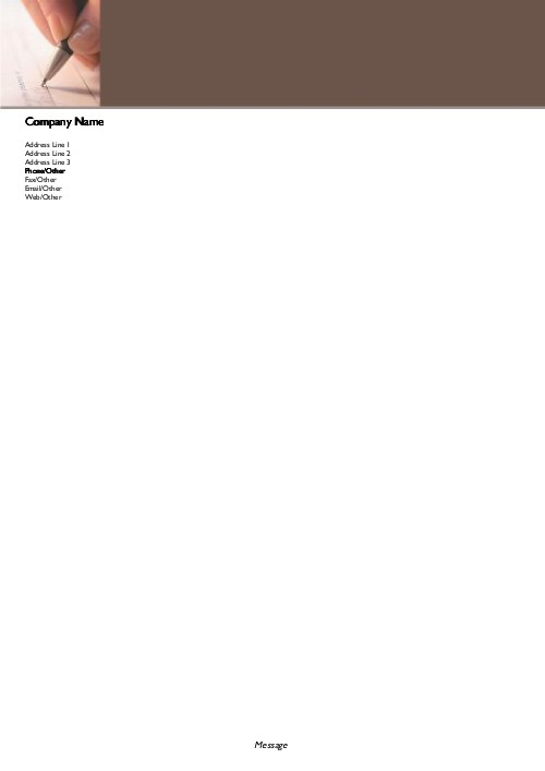 Sign on the Line A4 Recycled Letterhead