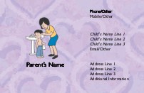 Wet Behind the Ears Full Colour Mummy Contact Cards