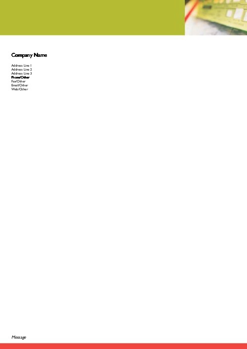Blueprint Design A4 Recycled Letterhead