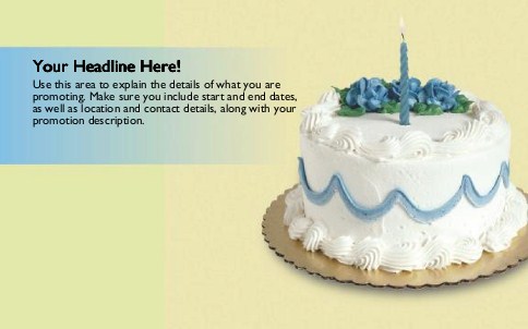 Big Birthday Full Colour Oversized Postcards
