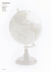 Globe on a Stand A4 Letterhead